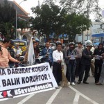 Ratusan Aktivis Medan Demo Desak Presiden tak Lantik BG Jadi Kapolri