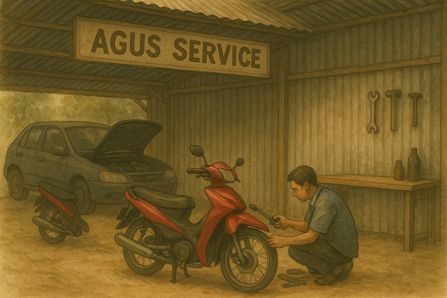 Agus Service: Merawat Mesin, Menjaga Kepercayaan
