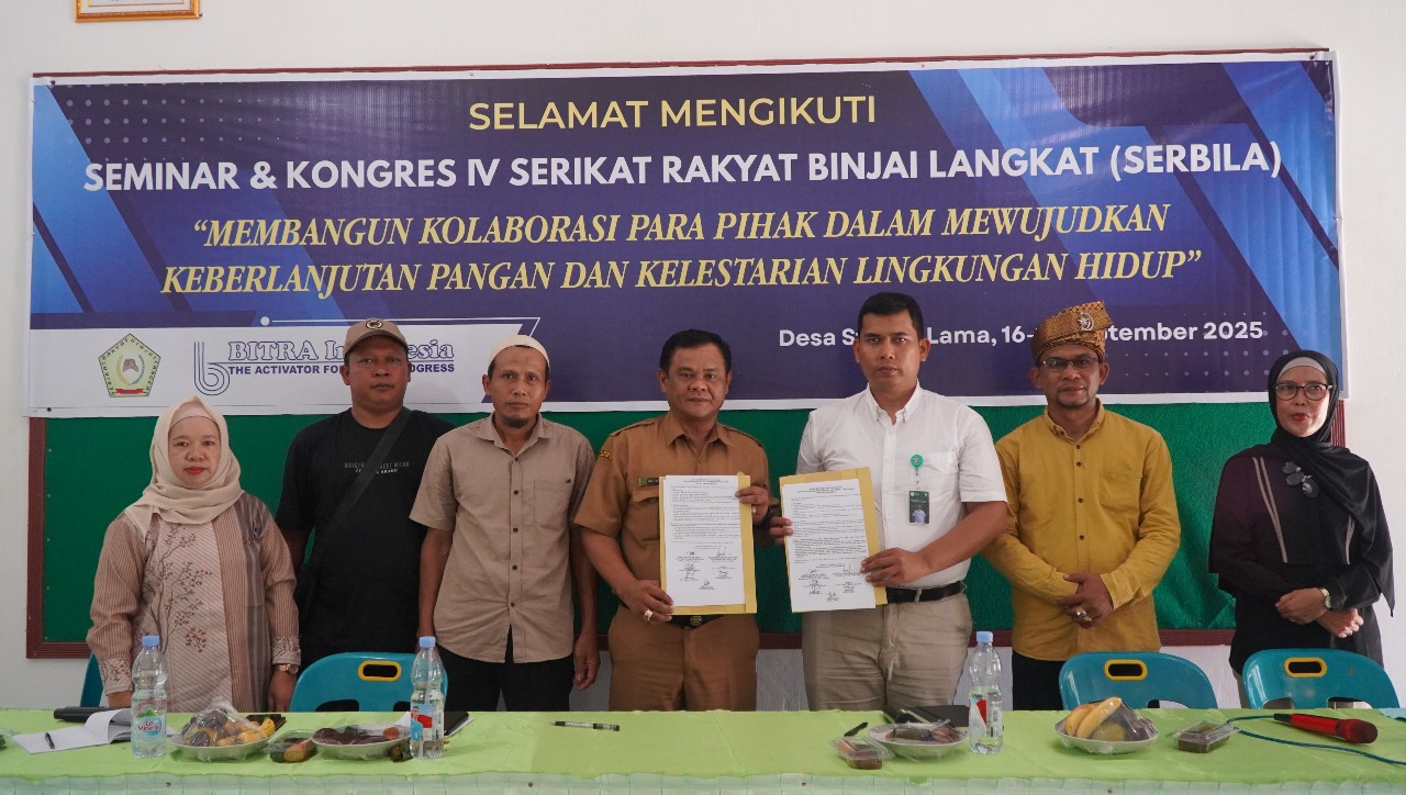 Pemkab Langkat, GAKKUM dan BITRA Indonesia Soroti Tantangan Pertanian dan Lingkungan dalam Kongres SERBILA IV