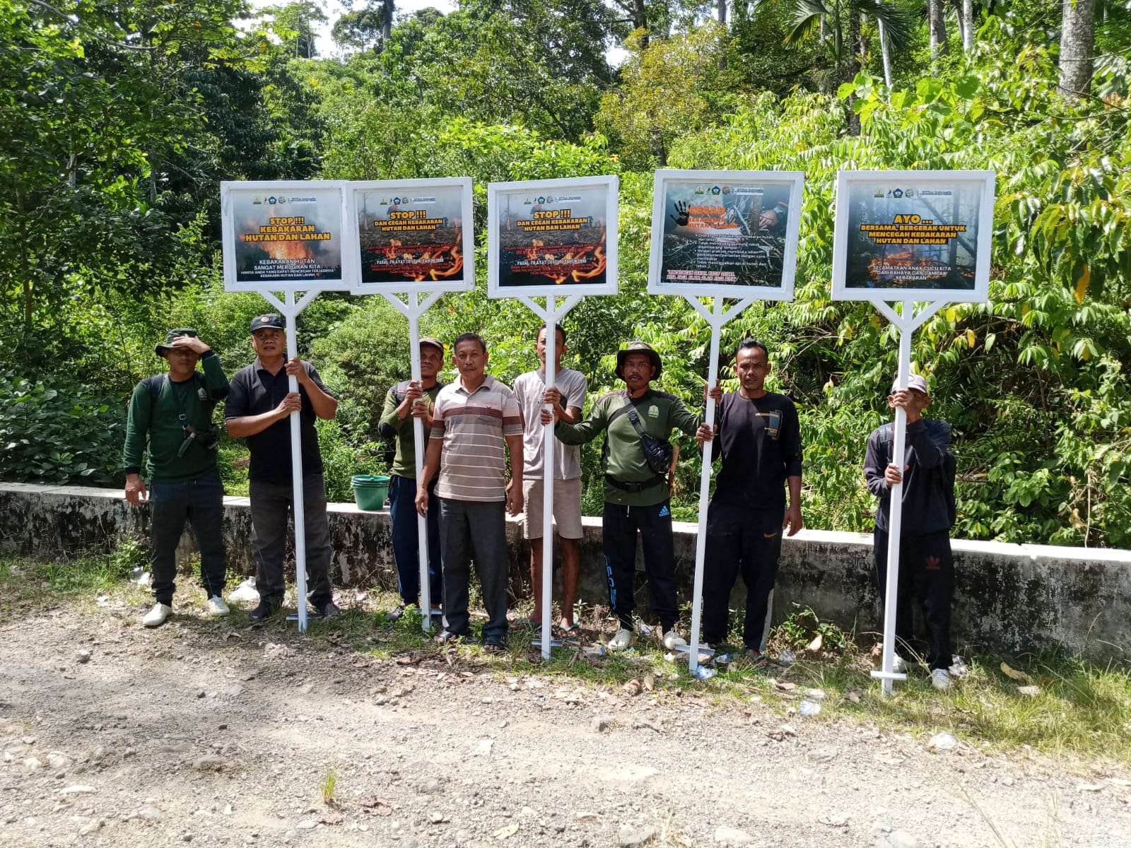 Sinergi Komunitas dalam Pencegahan Karhutla di HD Jambo Papeun